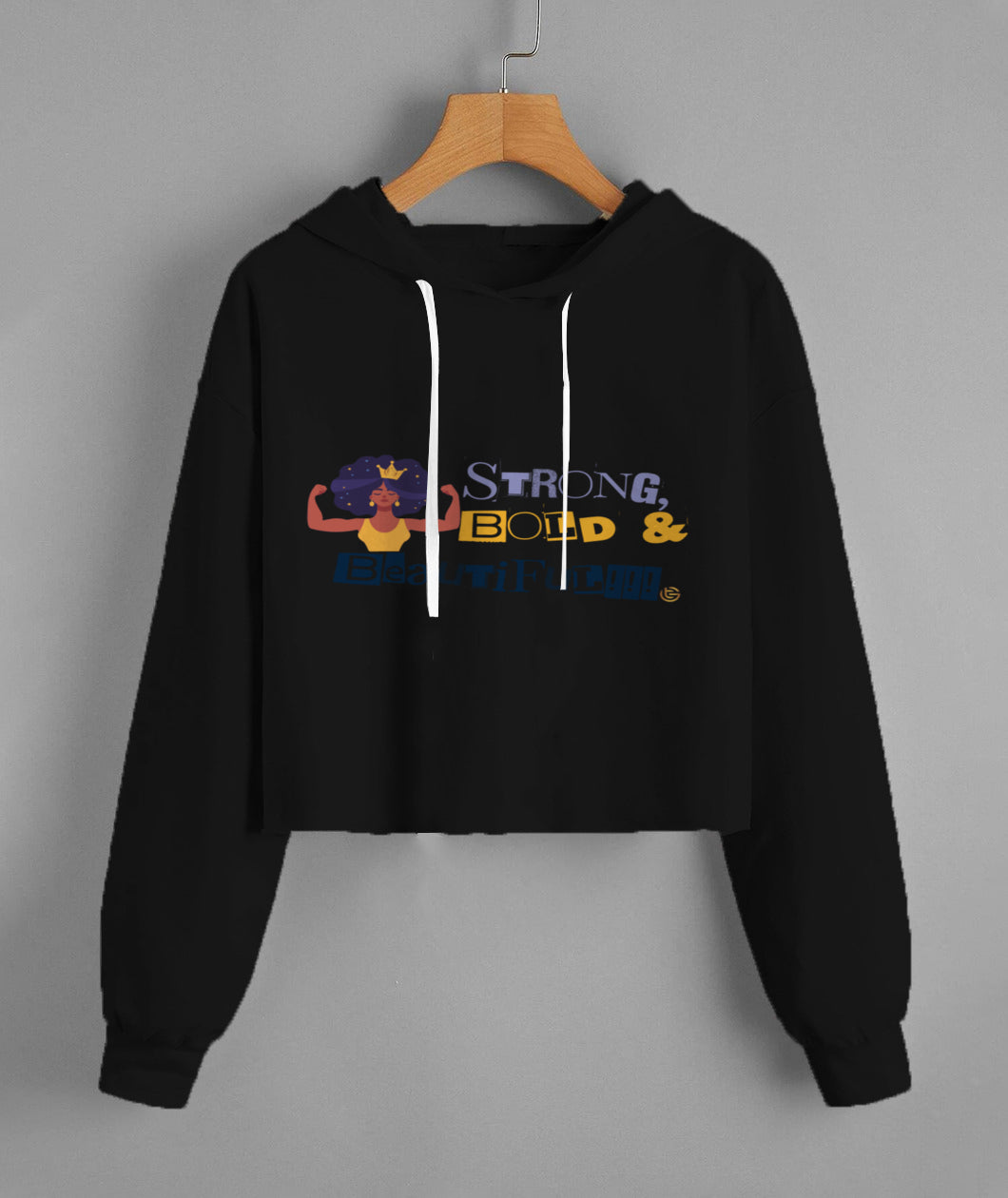 Lady'S Fleece Cropped Hoodie | Lane Seven LS12000