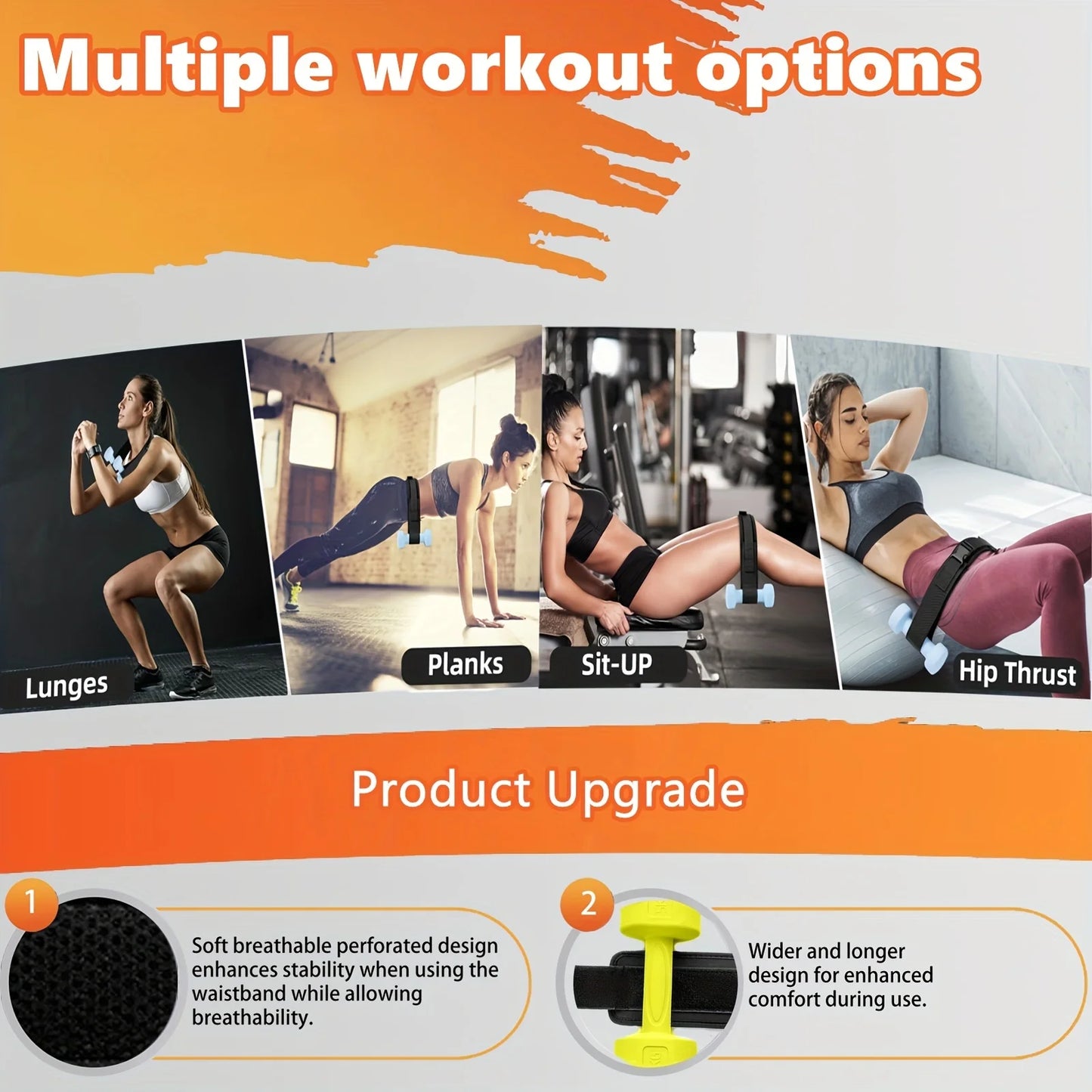 1Pc Pro-Grade Hip Thrust Belt