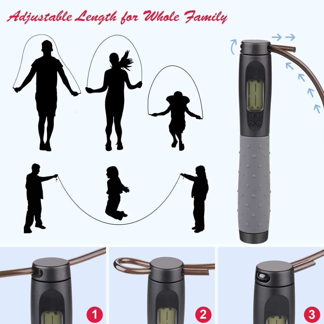Weighted Jump Rope for Fitness