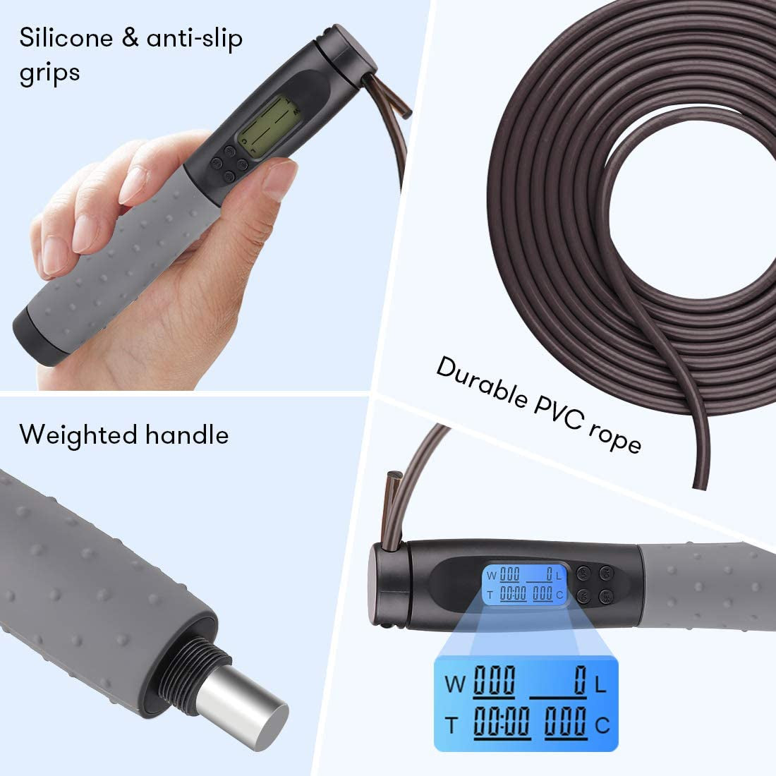 Weighted Jump Rope for Fitness