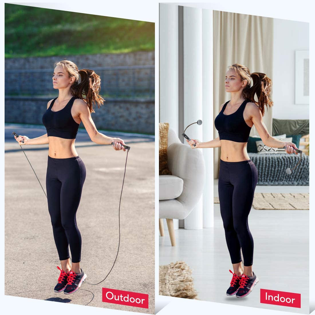 Weighted Jump Rope for Fitness