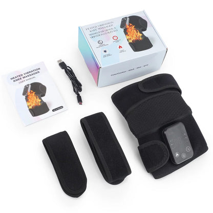 3 In1 Heated Massager Knee Shoulder Elbow Support Brace