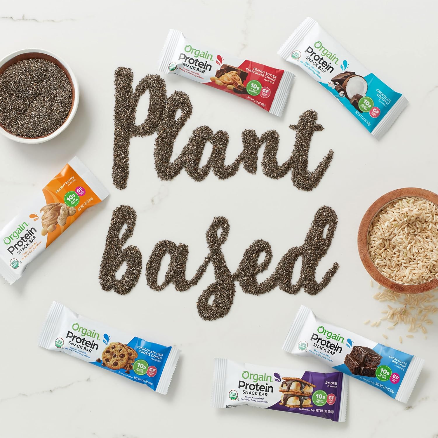 Organic Vegan Protein Bars, Peanut Butter Chocolate Chunk 