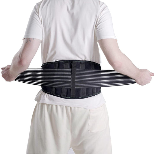 Breathable Back Brace for Lower Back Pain Relief