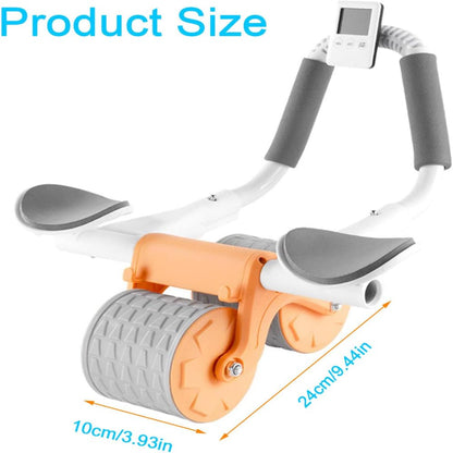  Abs Roller Wheel Core Exercise Equipment, Automatic Rebound Abdominal