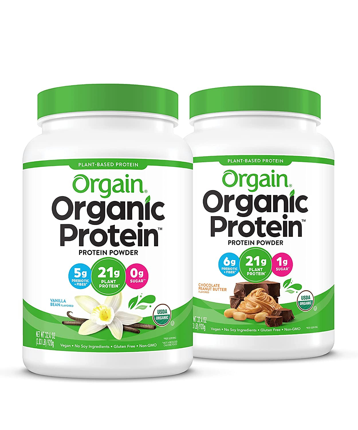 Bundle - Vanilla Protein Powder and Chocolate Peanut Butter Protein Powder