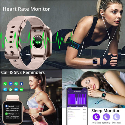 Fitness Tracker Smart Watch for Android Phones and IOS Phones